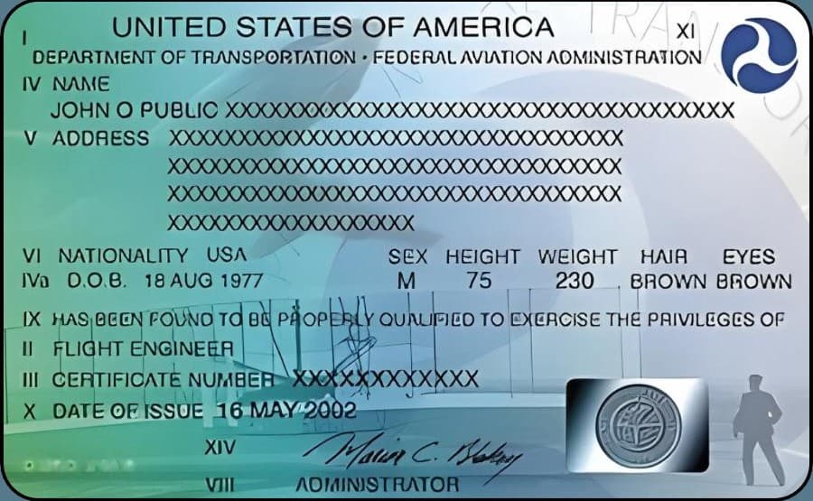 FAA Credentials and Aviation Documents